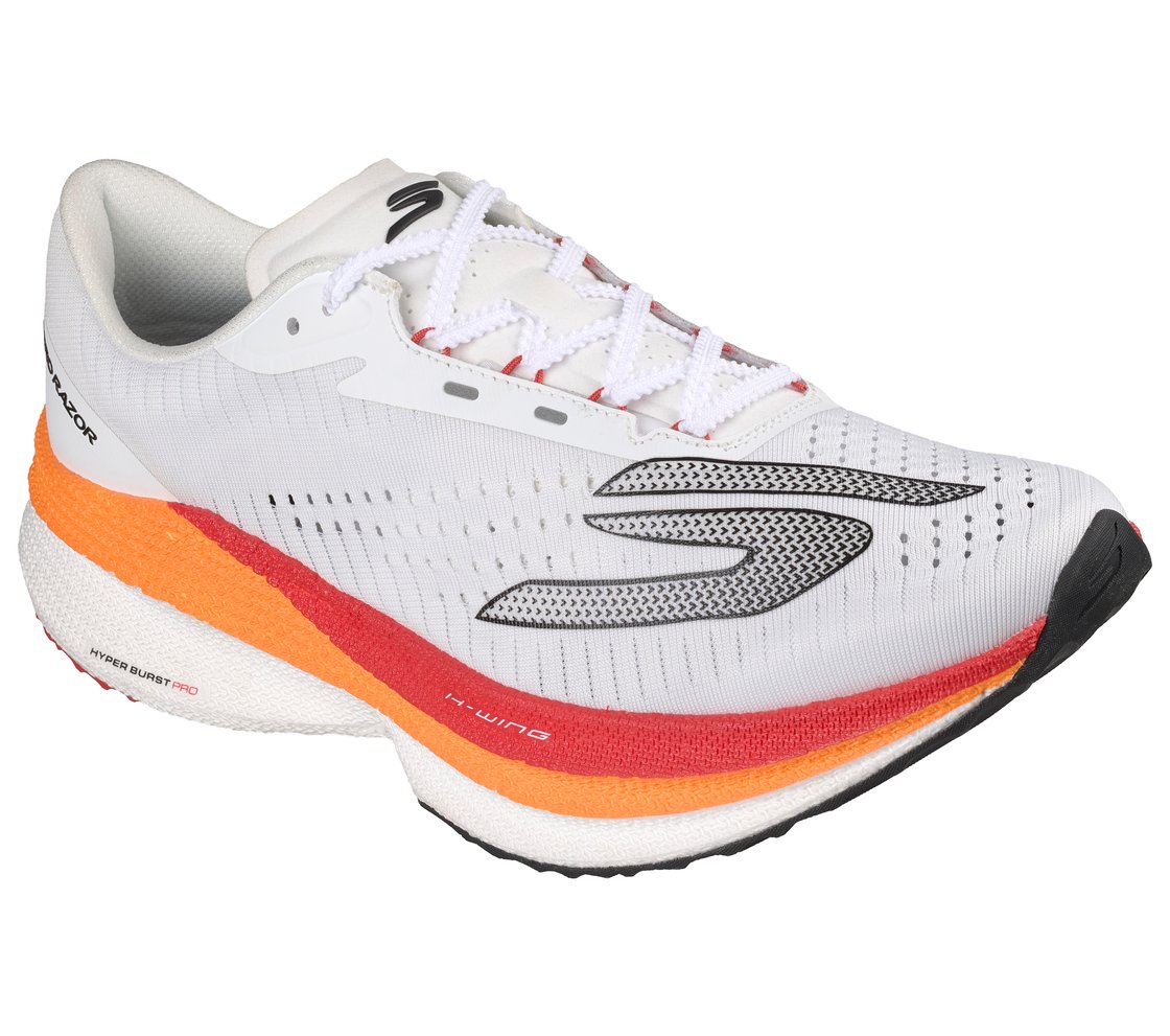 SKX AERO RAZOR, WHITE/BLACK/ORANGE Footwear Right View