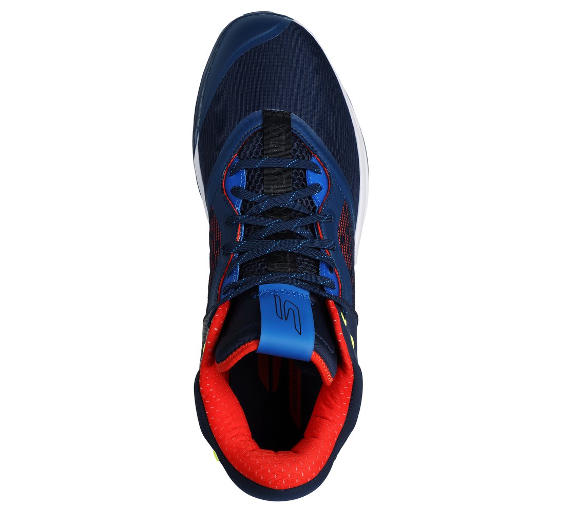 SKX FLOAT-Basketball, NAVY/MULTI Footwear Top View
