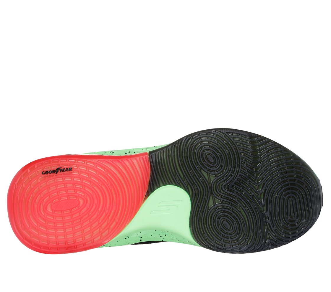 SKX FLOAT-Basketball, PINK/MULTI Footwear Bottom View