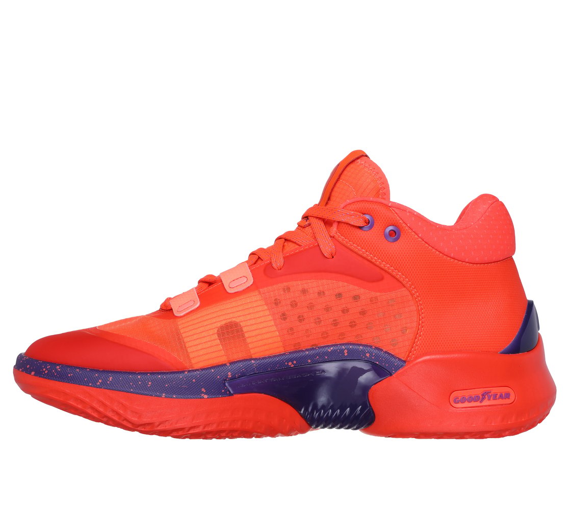 SKX RESAGRIP- Basketball, CORAL/MULTI TRIM Footwear Left View