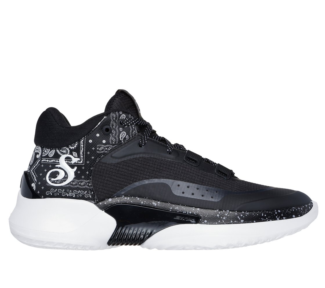 BOSS TREATMENT, BLACK/WHITE Footwear Lateral View