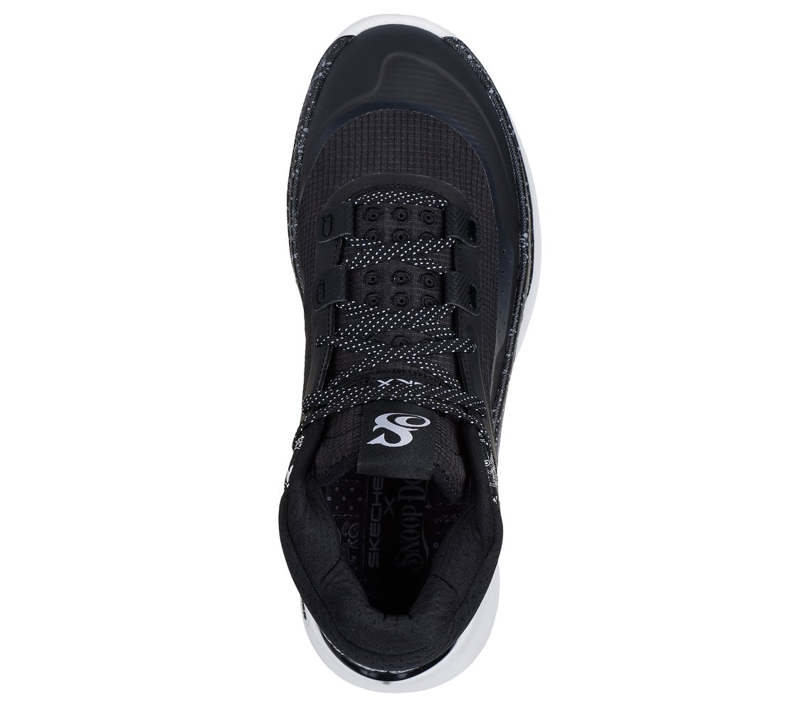 BOSS TREATMENT, BLACK/WHITE Footwear Top View