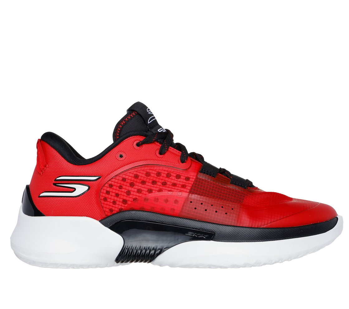 SKX RESAGRIP BASKETBALL SNEAKERS, RED/BLACK