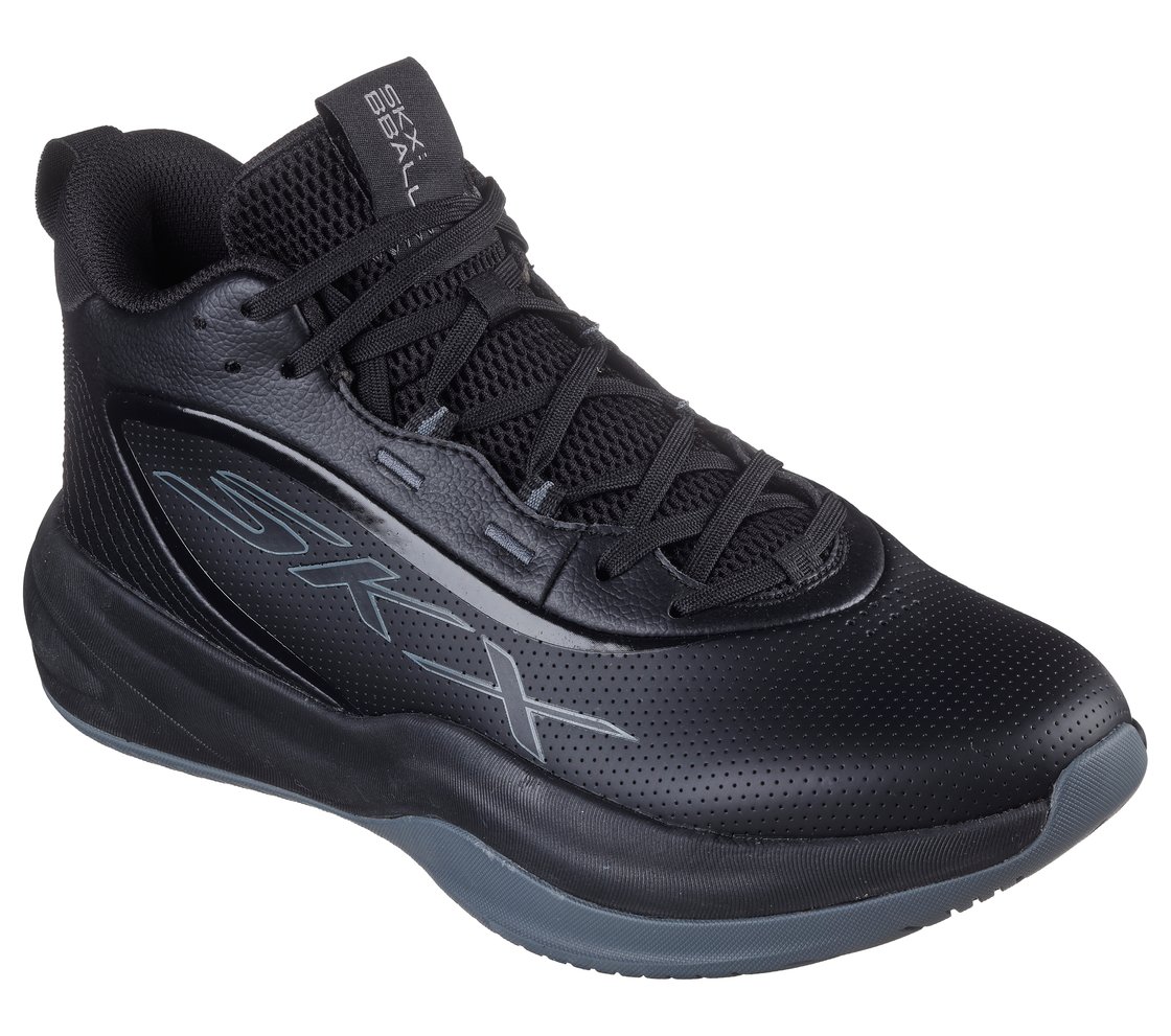 PURE KLUTCH BASKETBALL SNEAKERS, BLACK Footwear Right View