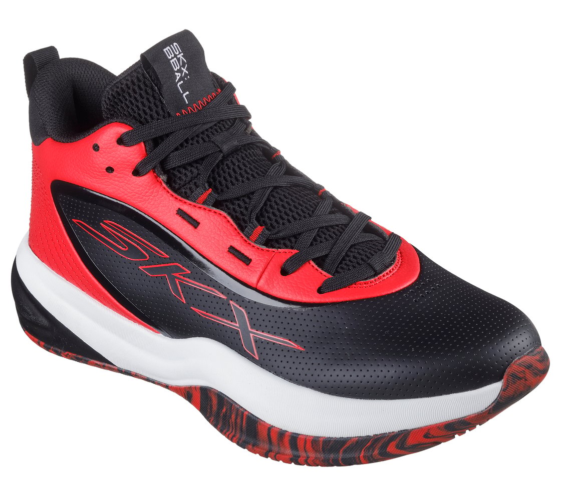 PURE KLUTCH, BLACK/RED Footwear Right View