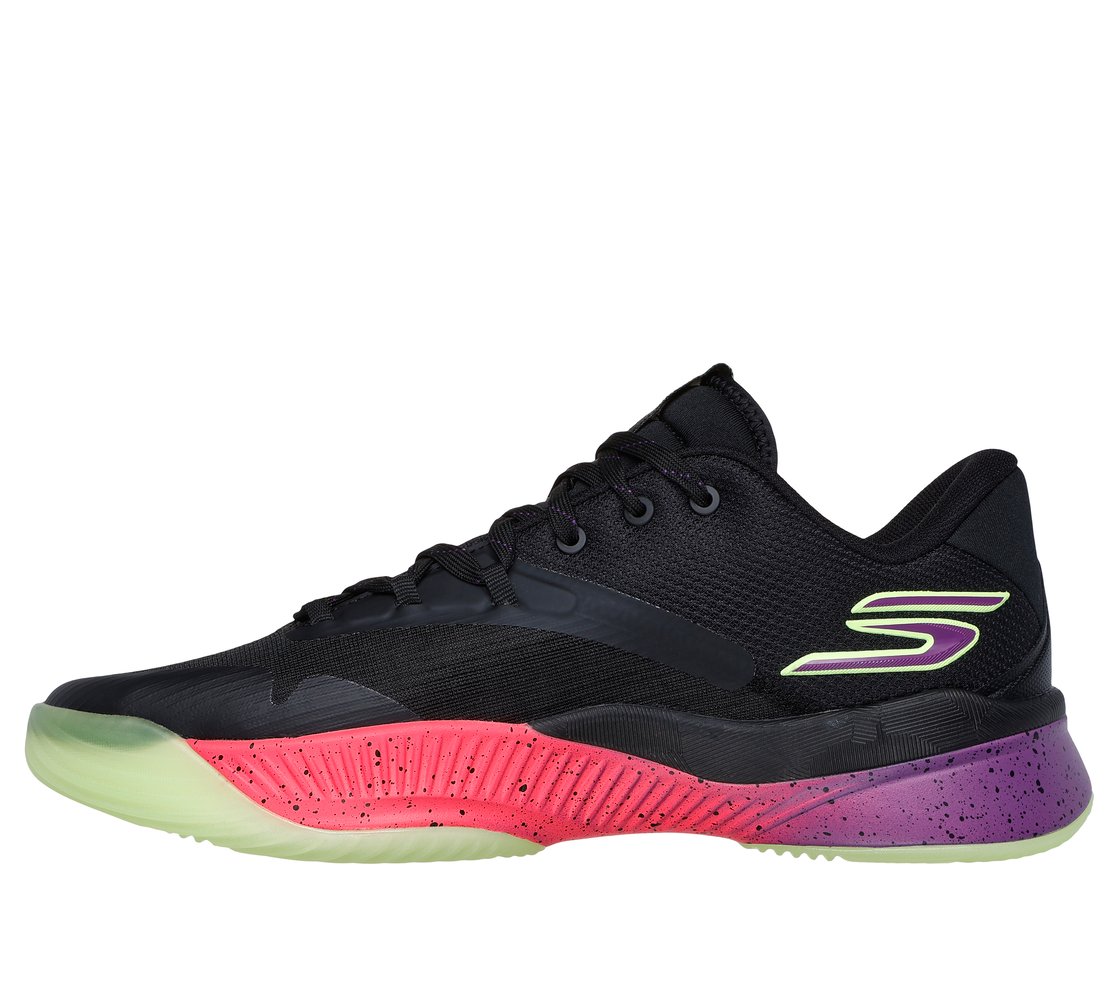 SKX NEXUS, BLACK/PURPLE/PINK Footwear Left View