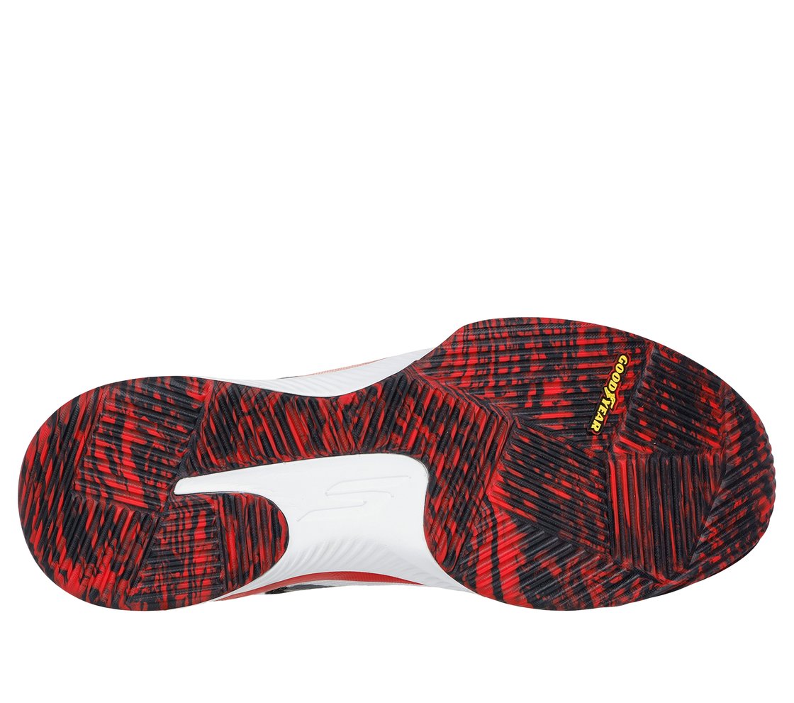 SKX NEXUS, WHITE/BLACK/RED Footwear Bottom View