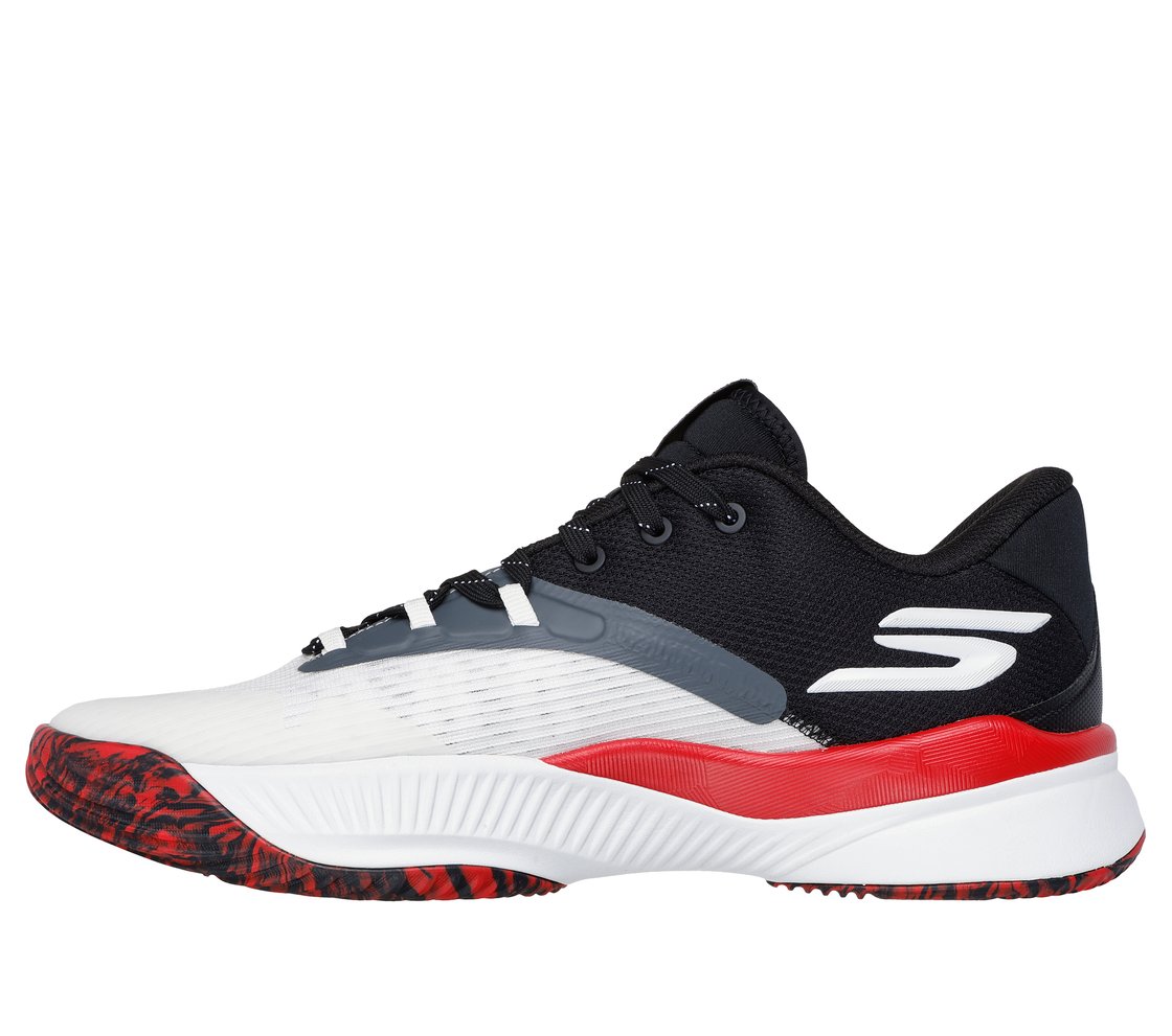 SKX NEXUS, WHITE/BLACK/RED Footwear Left View