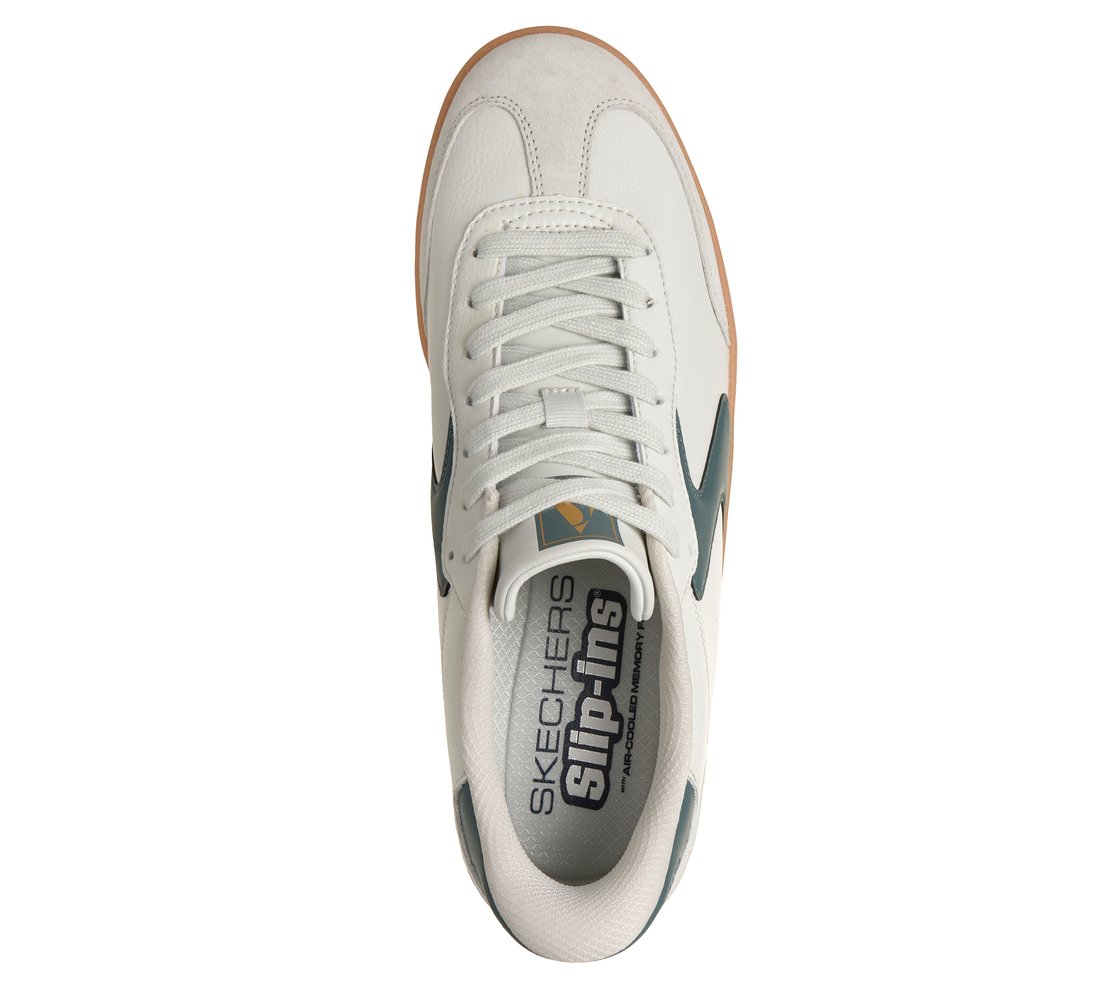 HOTSHOT - RELEGATE, LT.GRAY/BLUE Footwear Top View