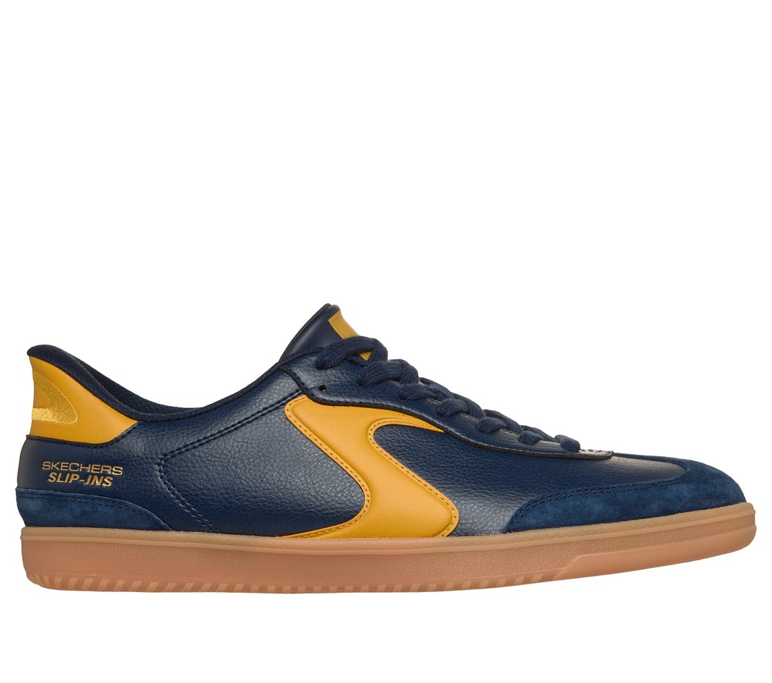 HOTSHOT - RELEGATE, NAVY/YELLOW Footwear Lateral View