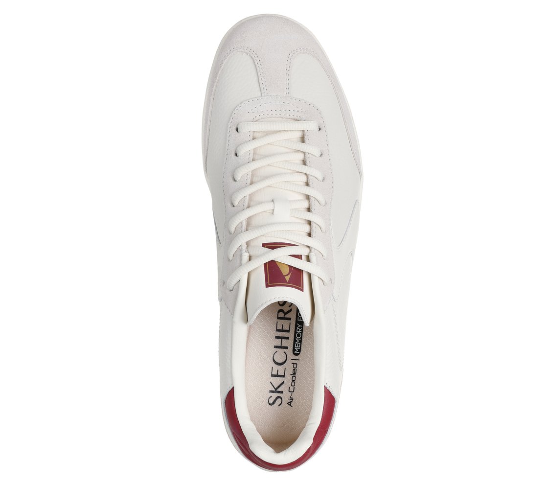 HOTSHOT - KAYDE, NATURAL/BURGUNDY Footwear Top View