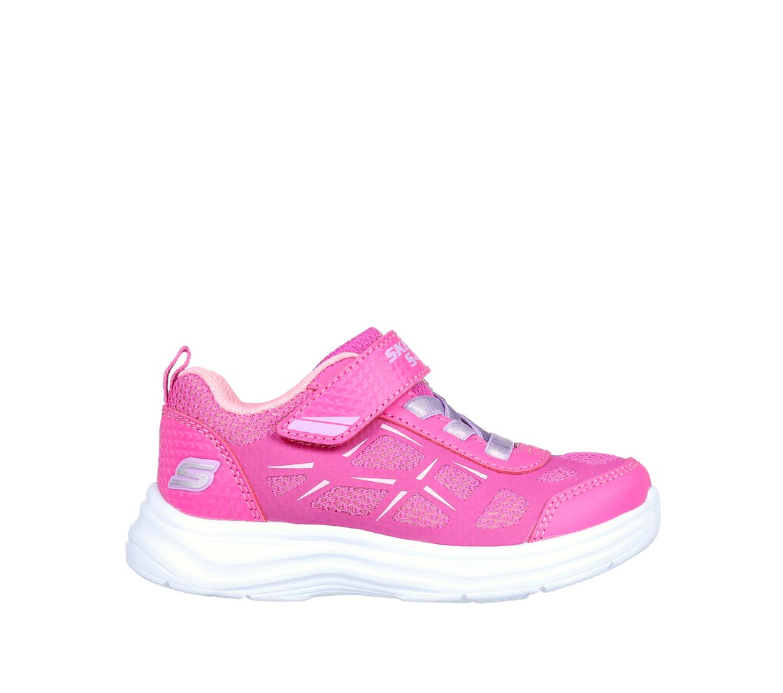 GLIMMER KICKS - FRESH GLOW, HOT PINK Footwear Lateral View