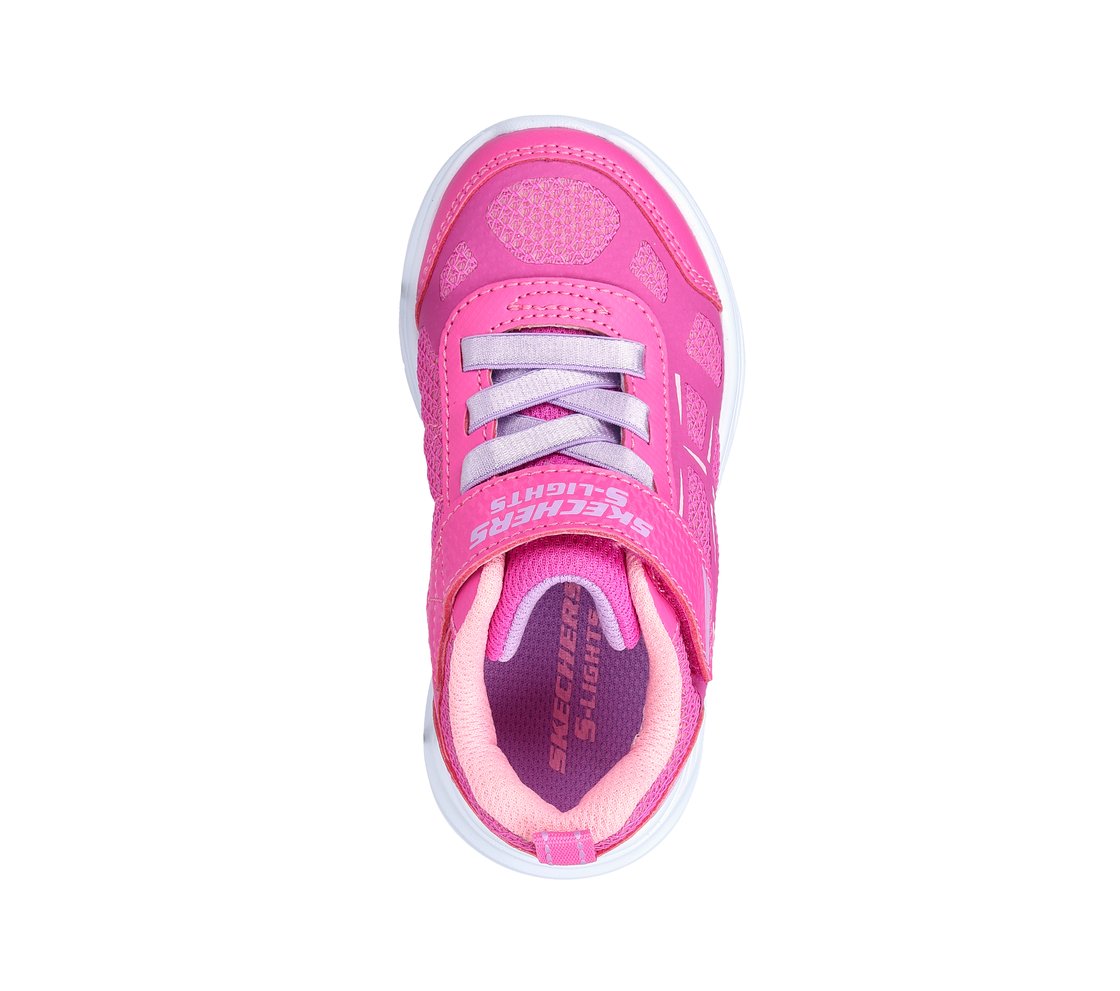 GLIMMER KICKS - FRESH GLOW, HOT PINK Footwear Top View