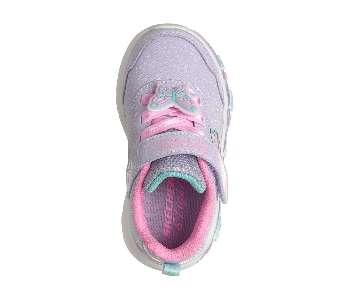 LIL BUTTERFLY BLISS, LAVENDER/MULTI Footwear Top View