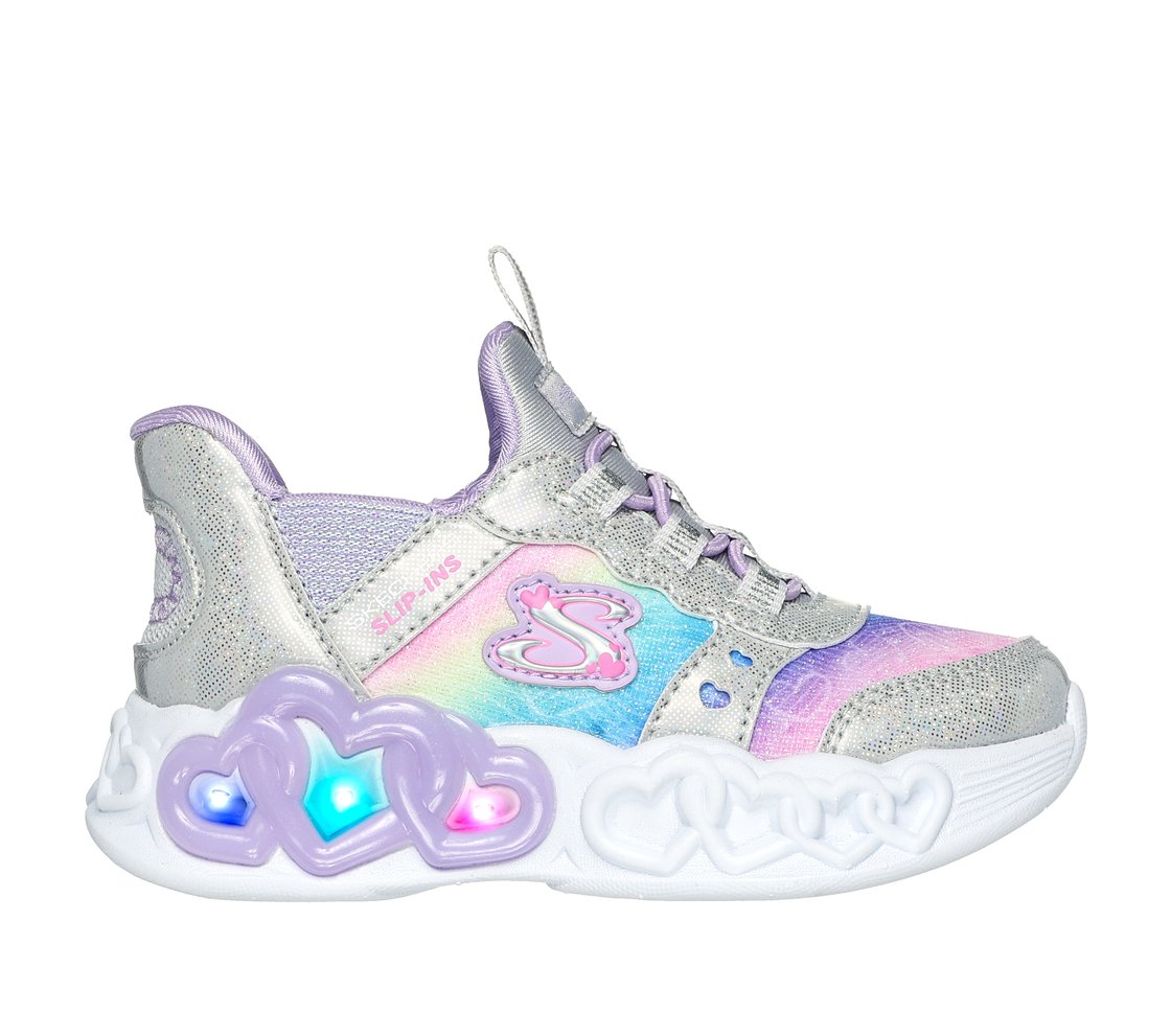 INFINITE HEART LIGHTS - ETERN, SILVER/MULTI Footwear Right View
