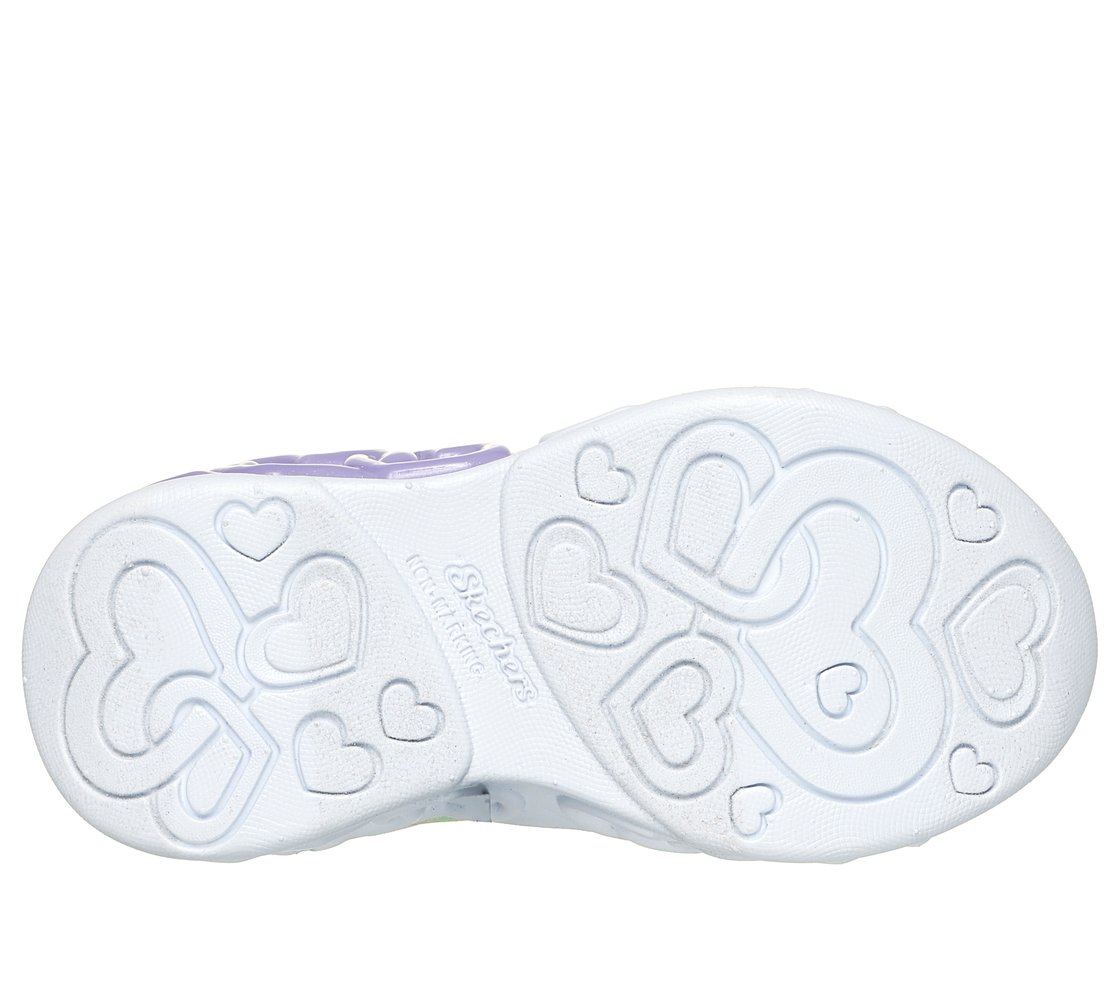 INFINITE HEART LIGHTS - ETERN, SILVER/MULTI Footwear Bottom View