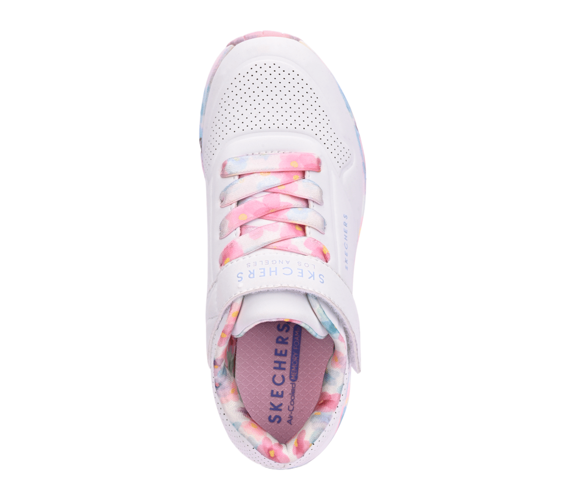 UNO GEN1-FRESH BLOOMS, WHITE/MULTI Footwear Top View