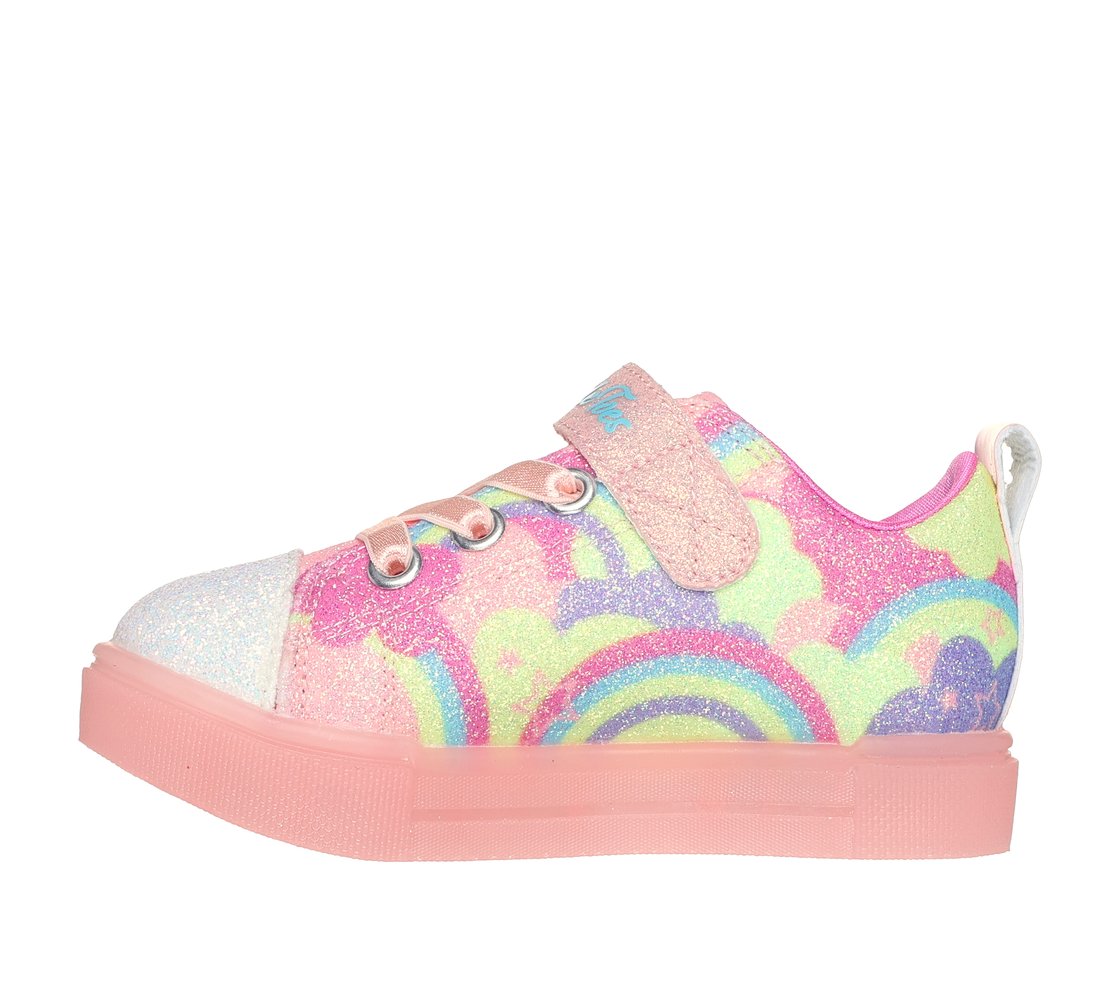 TWINKLE TOES: TWINKLE SPARKS ICE 2.0 - SHIMMERING, CORAL MULTI TRIM Footwear Left View