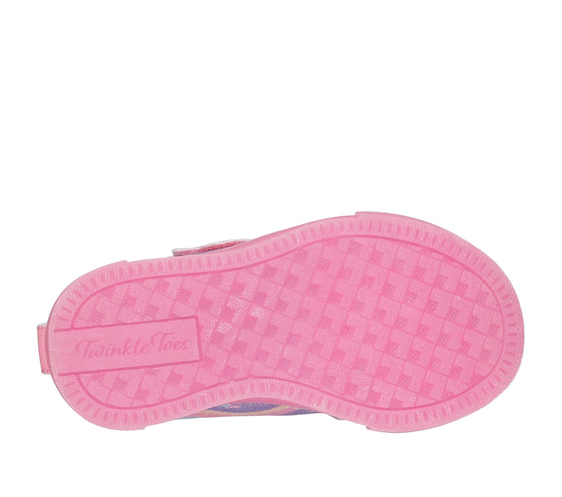 TWINKLE SPARKS ICE 2.0 - SHIM, PINK/MULTI Footwear Bottom View