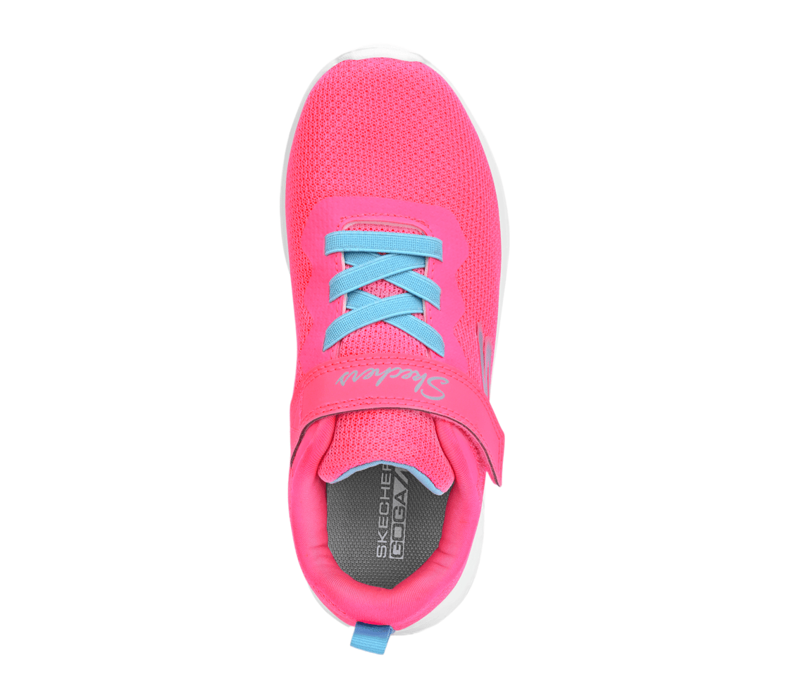 GO RUN 400, NEON PINK/TURQUOISE Footwear Top View