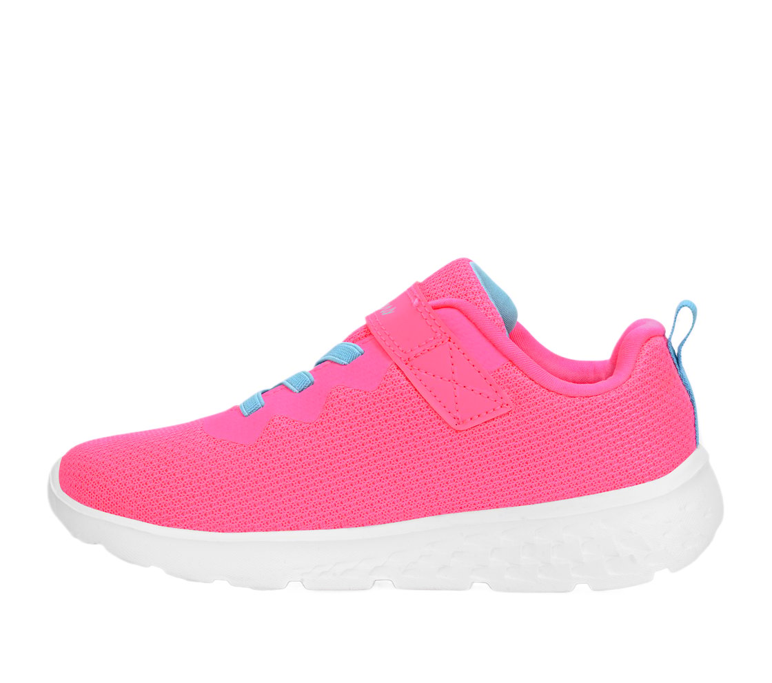 GO RUN 400, NEON PINK/TURQUOISE Footwear Left View