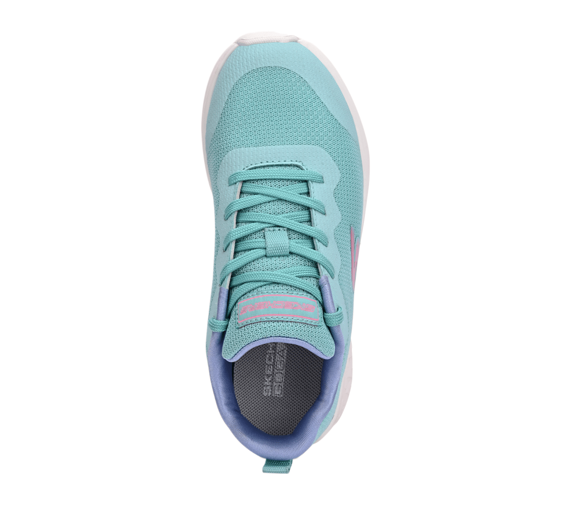 GO RUN 400, AQUA/PURPLE Footwear Top View