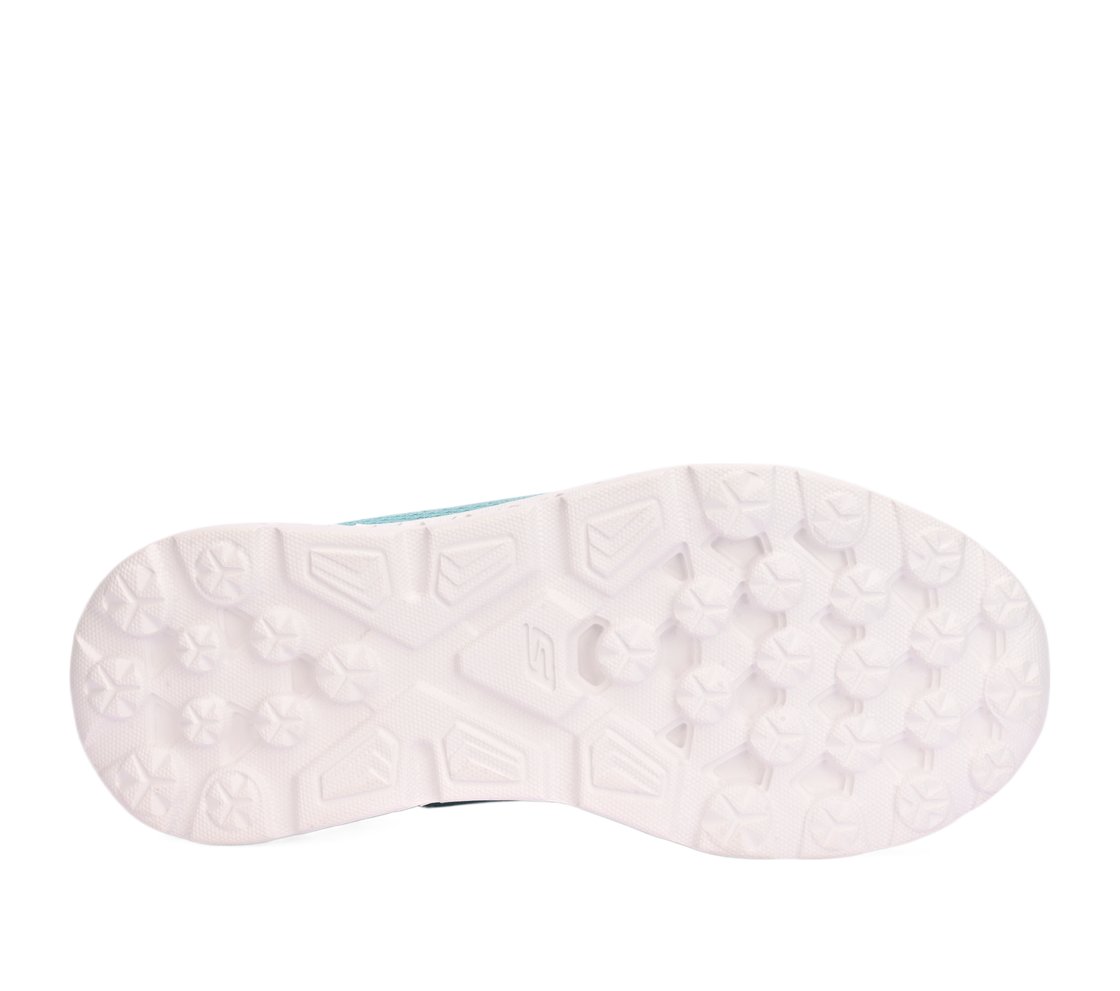 GO RUN 400, AQUA/PURPLE Footwear Bottom View