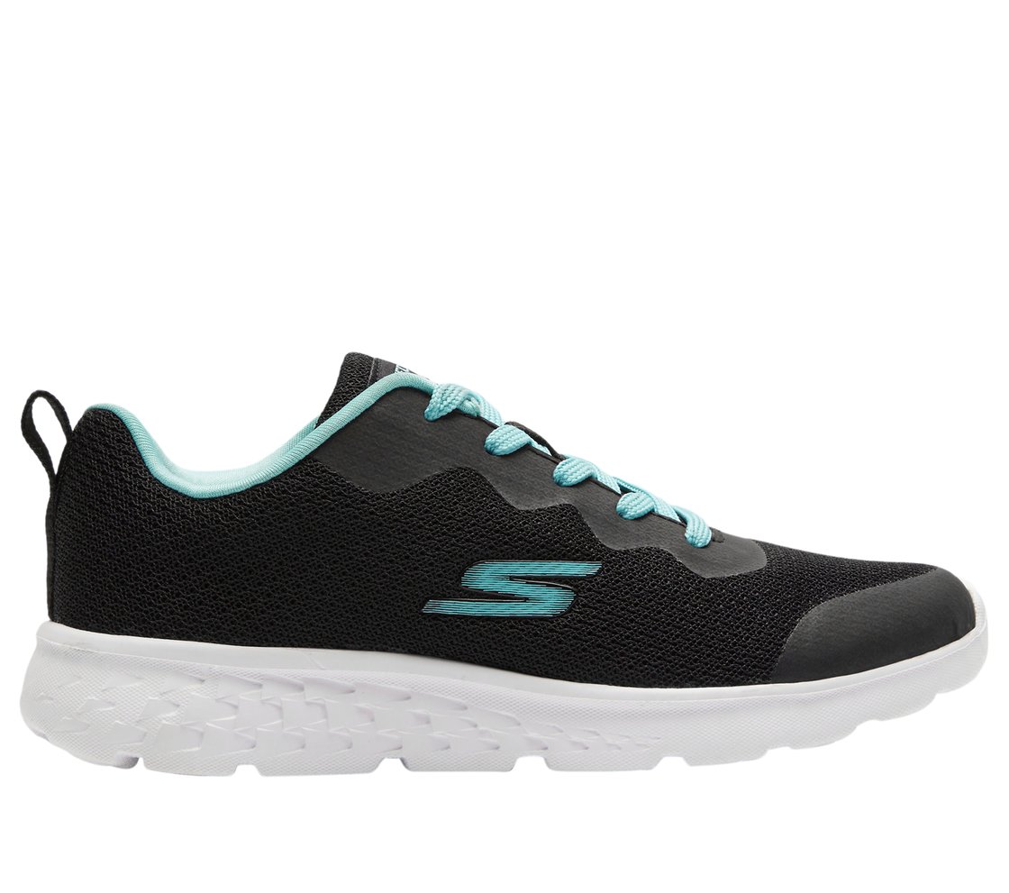 GO RUN 400, BLACK/TURQUOISE Footwear Lateral View
