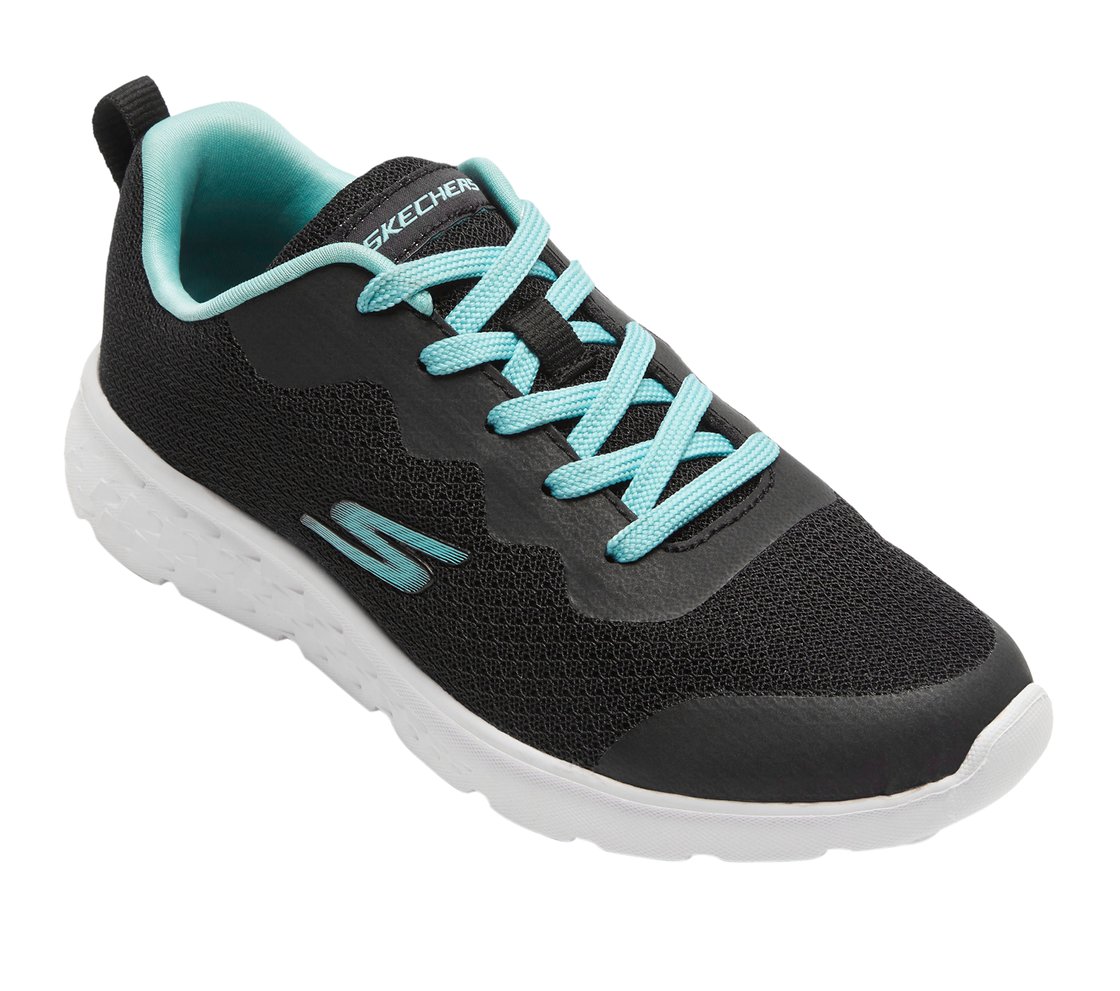 GO RUN 400, BLACK/TURQUOISE Footwear Right View