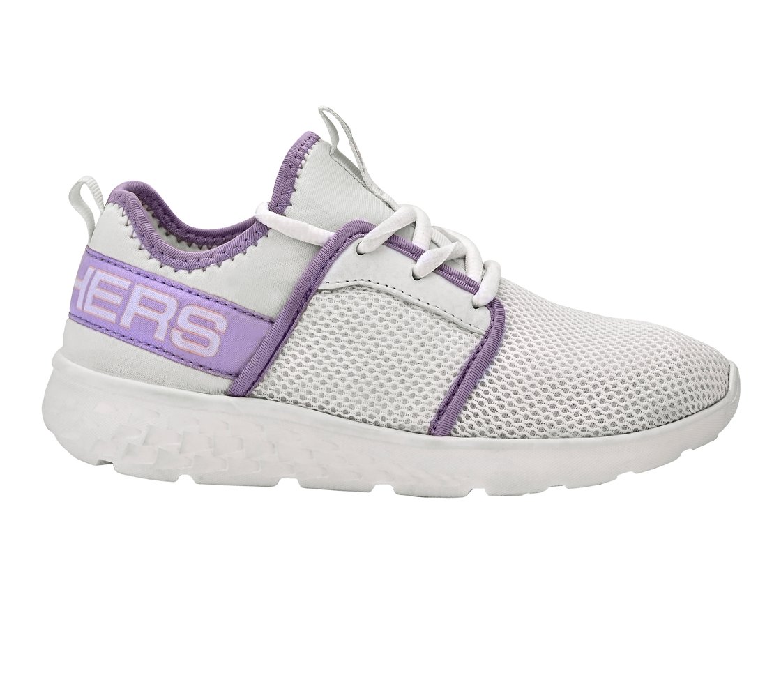 GO RUN 400, WHITE/LAVENDER Footwear Lateral View