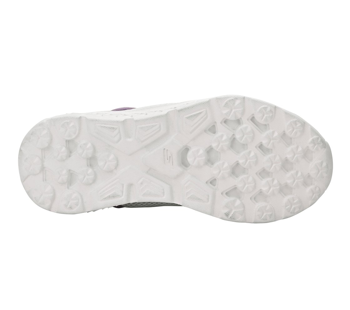 GO RUN 400, WHITE/LAVENDER Footwear Bottom View