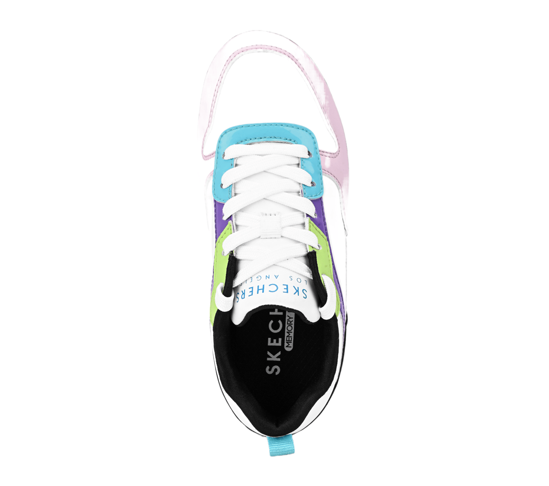 SPORT COURT 92, WHITE/BLACK/MULTI Footwear Top View