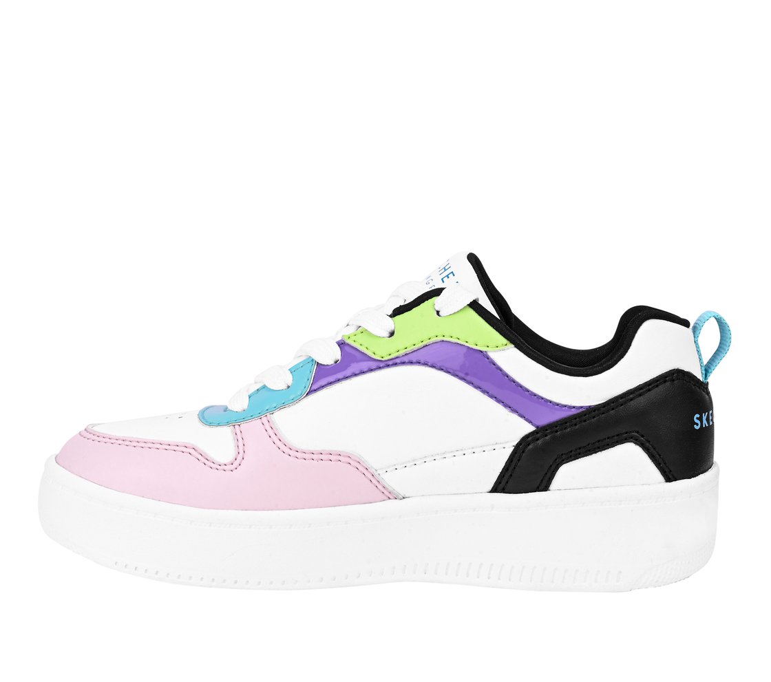 SPORT COURT 92, WHITE/BLACK/MULTI Footwear Left View