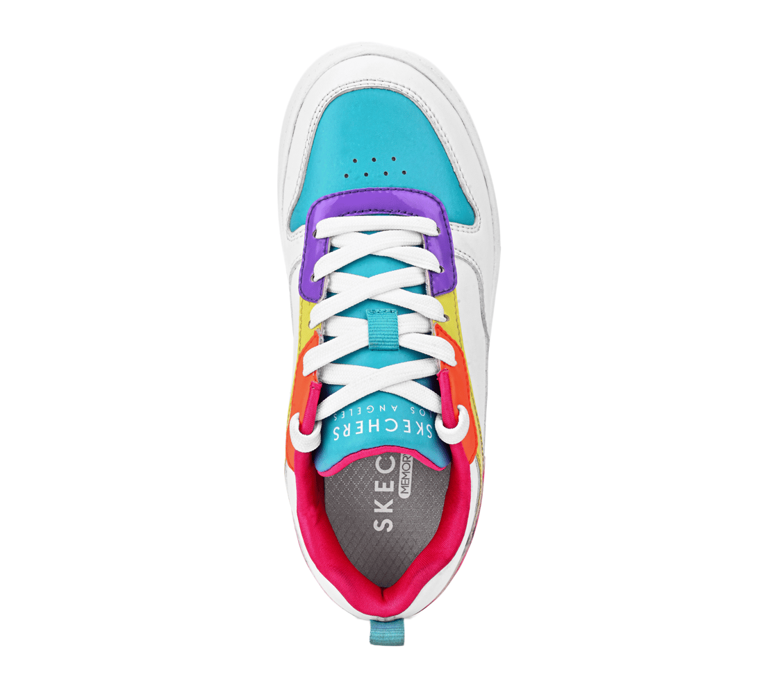 SPORT COURT 92, WHITE/MULTI Footwear Top View