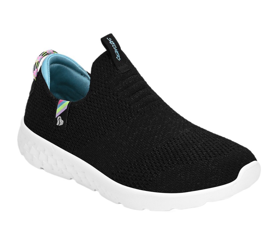 GO RUN 400, BLACK / MULTI Footwear Right View