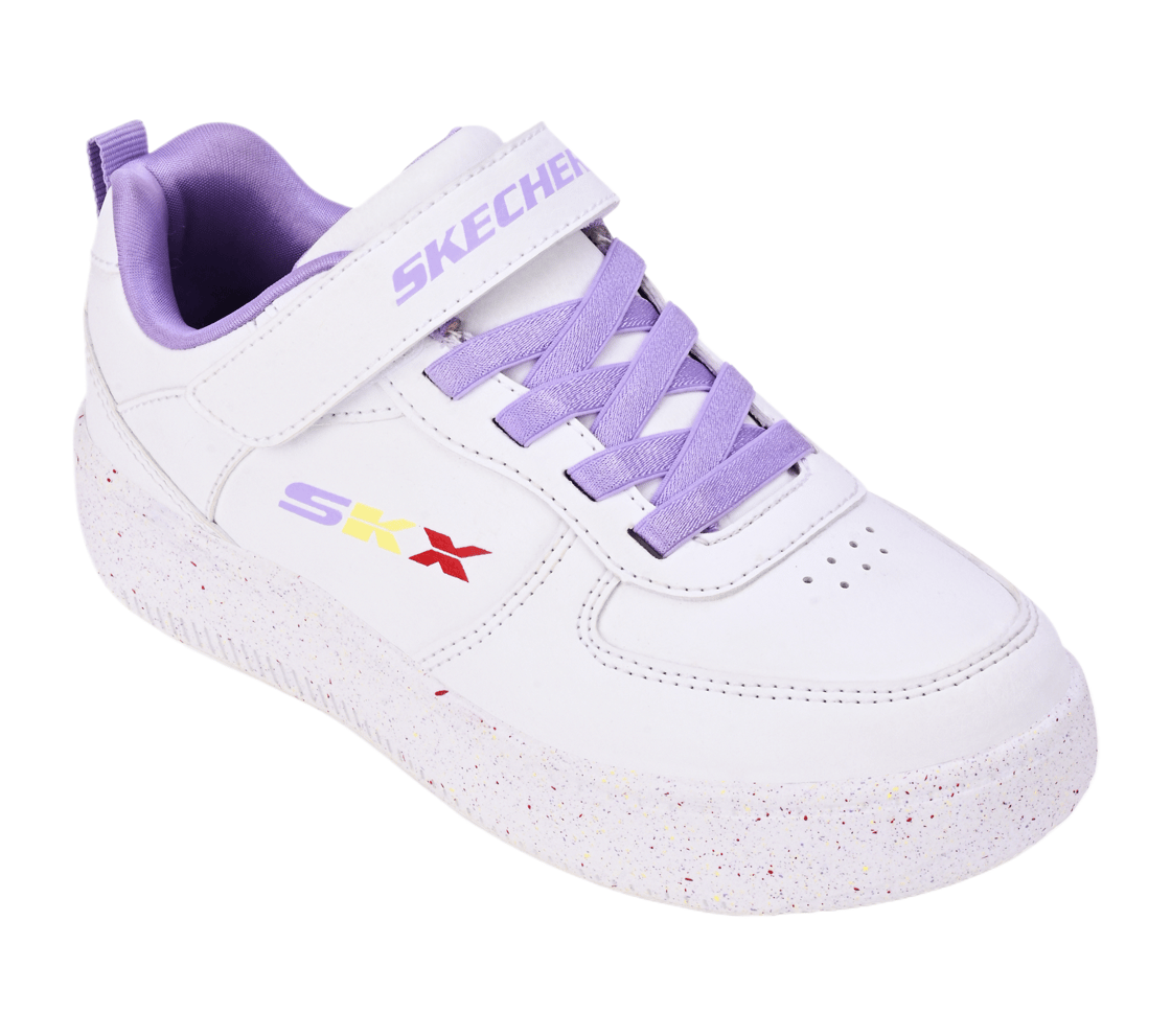 SPORT COURT 92, WHITE/LAVENDER Footwear Right View
