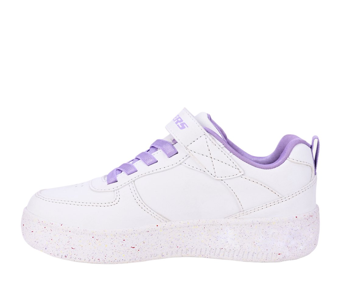 SPORT COURT 92, WHITE/LAVENDER Footwear Left View