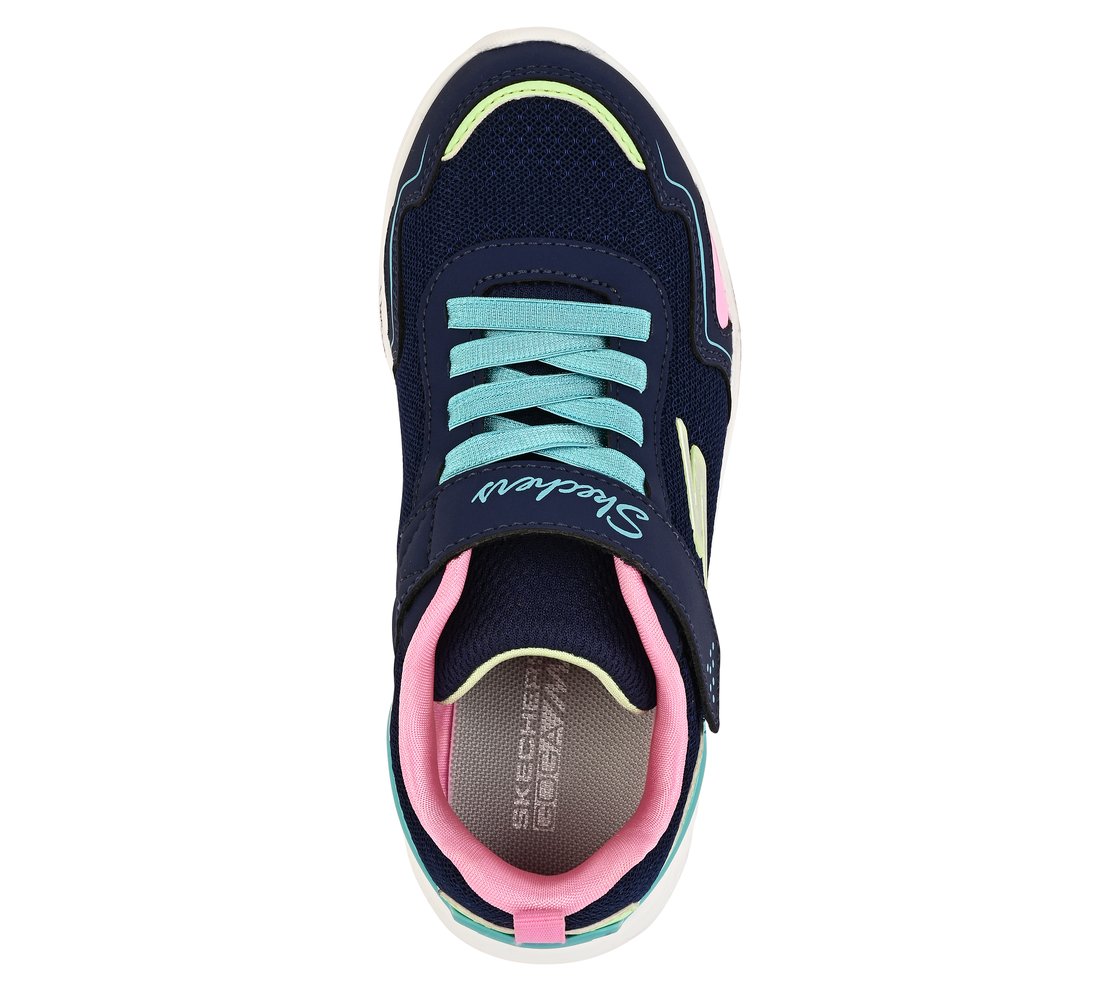GO RUN 400, Navy Blue Footwear Top View