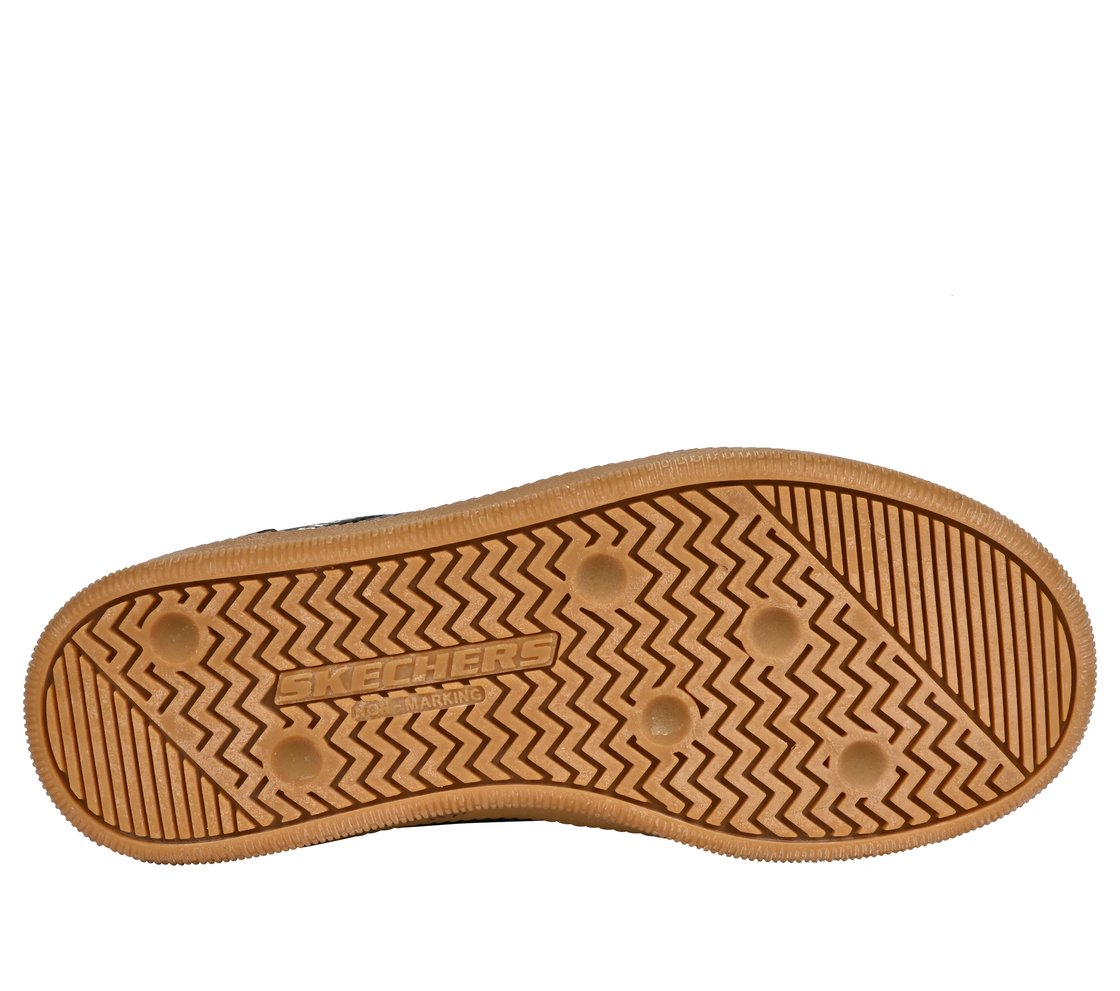 ZINGER STREET, BLACK/ROSE GOLD Footwear Bottom View