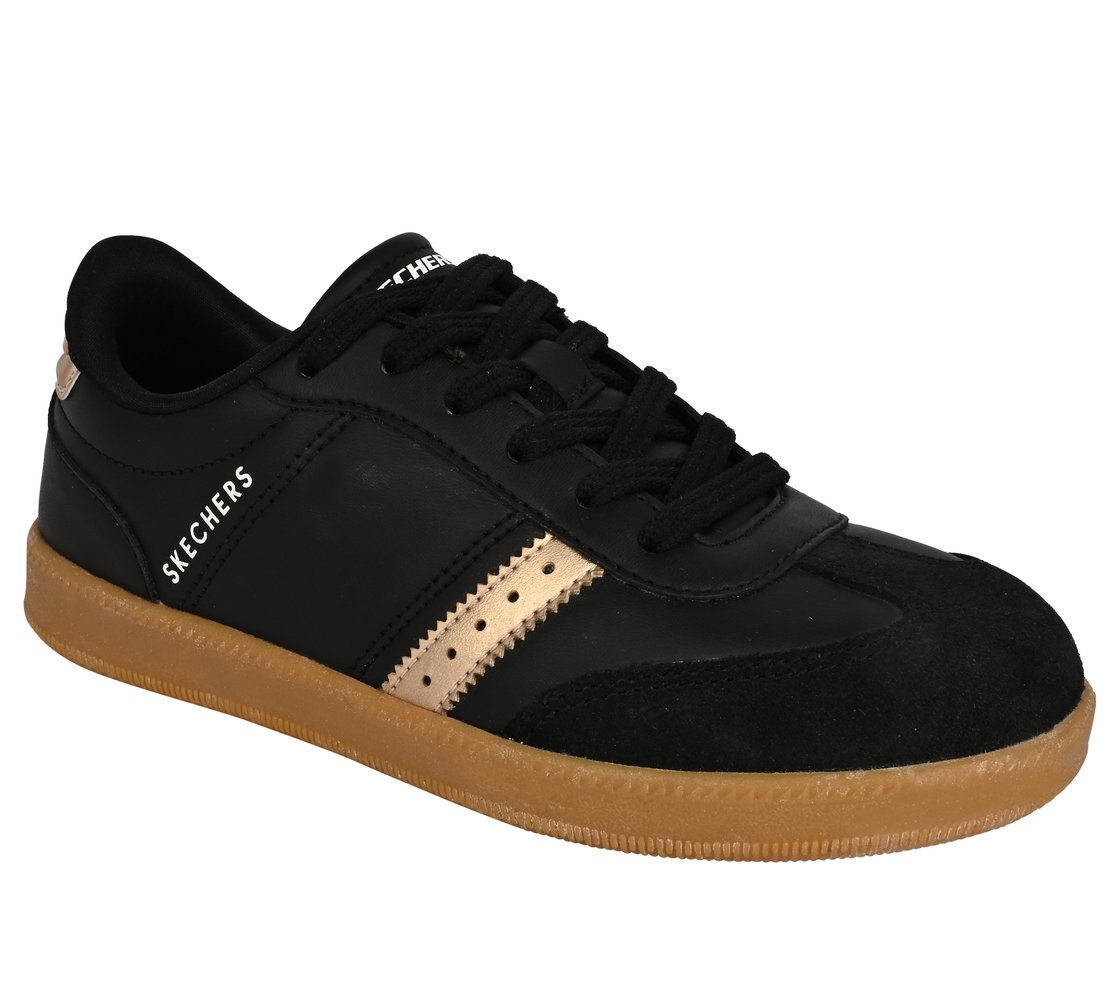ZINGER STREET, BLACK/ROSE GOLD Footwear Right View