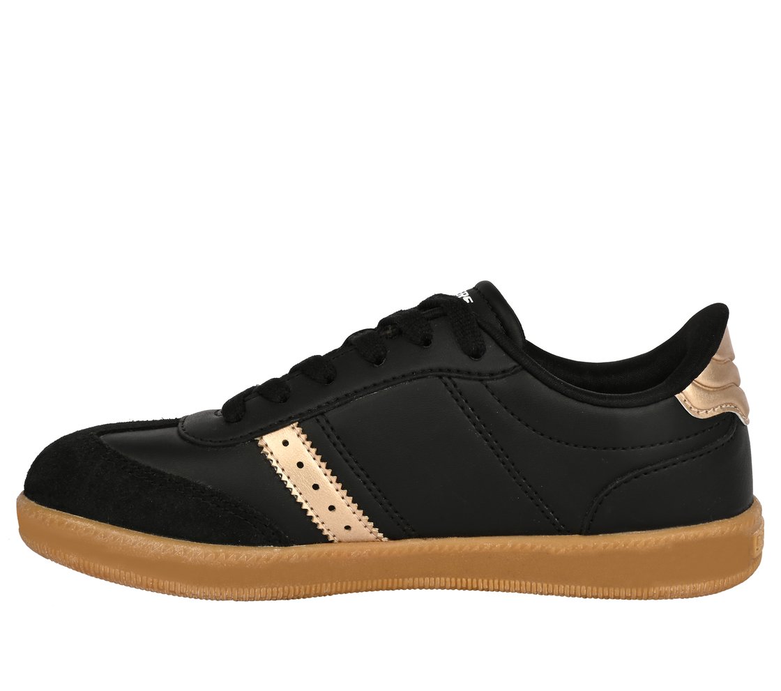 ZINGER STREET, BLACK/ROSE GOLD Footwear Left View