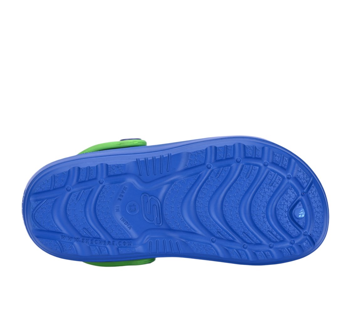 SWIFTERS, BLUE/LIME Footwear Bottom View