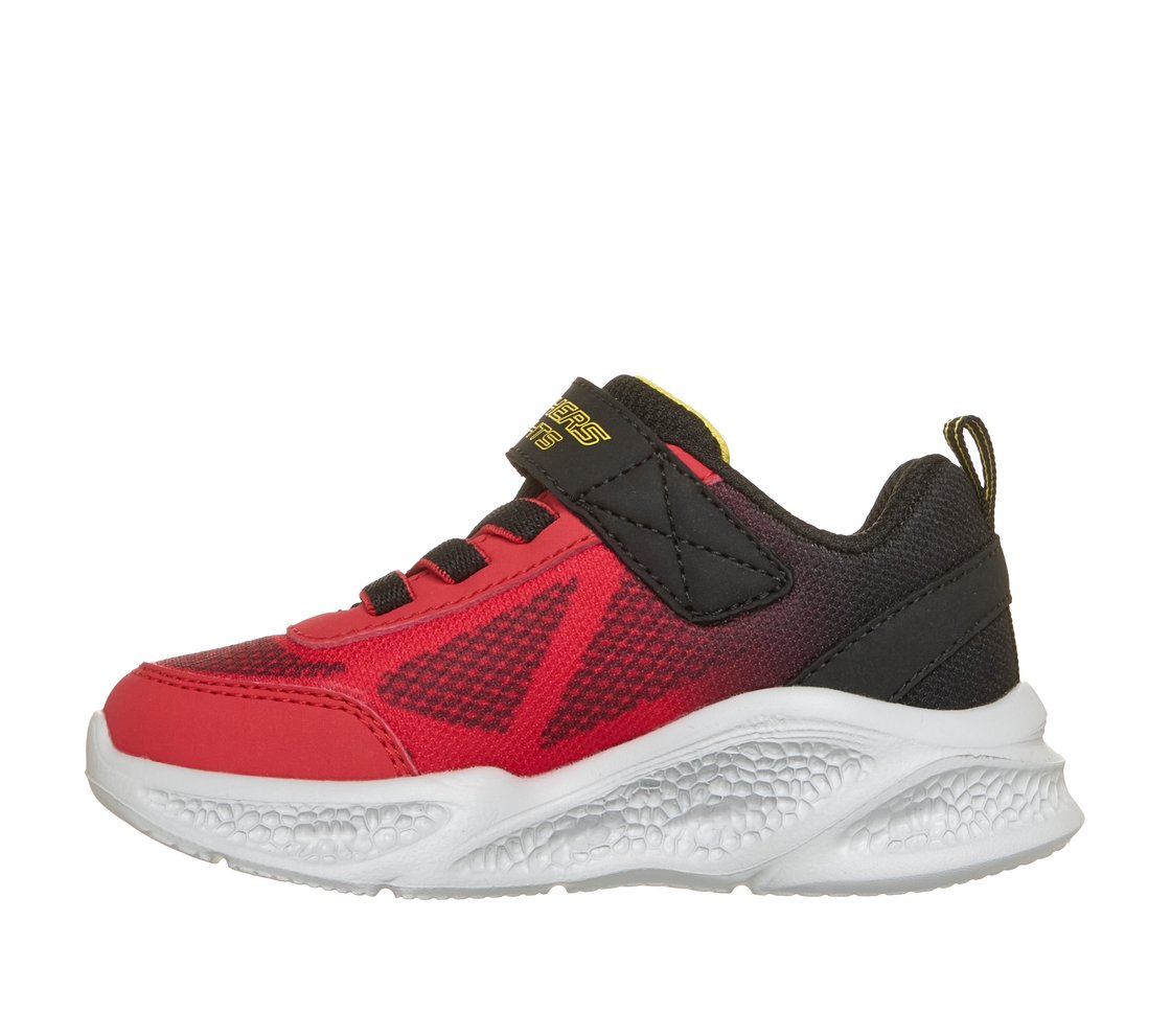 SKECHERS METEOR-LIGHTS-KRENDO, RED/BLACK