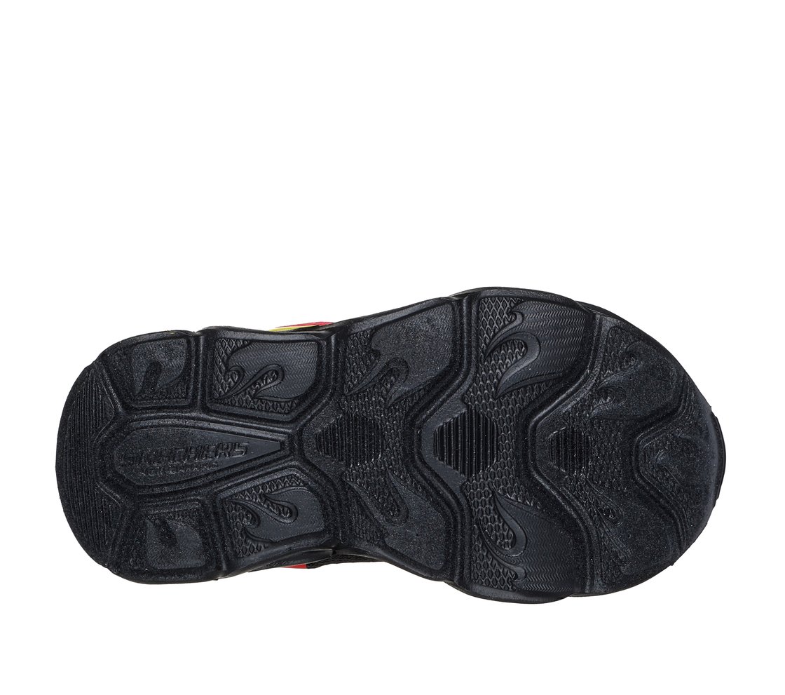 THERMO-FLASH - WHEEL BUDDIES, RED/BLACK Footwear Bottom View