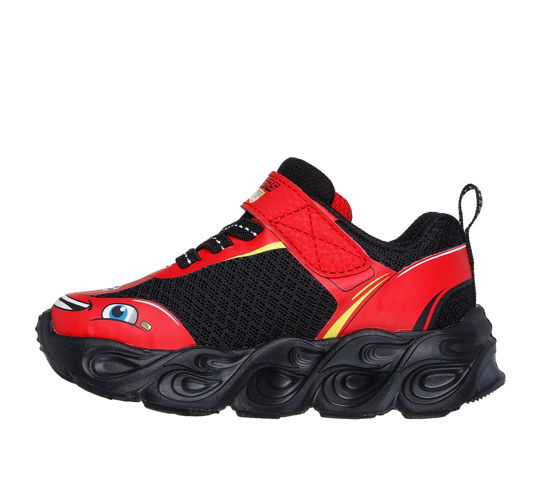 THERMO-FLASH - WHEEL BUDDIES, RED/BLACK Footwear Left View