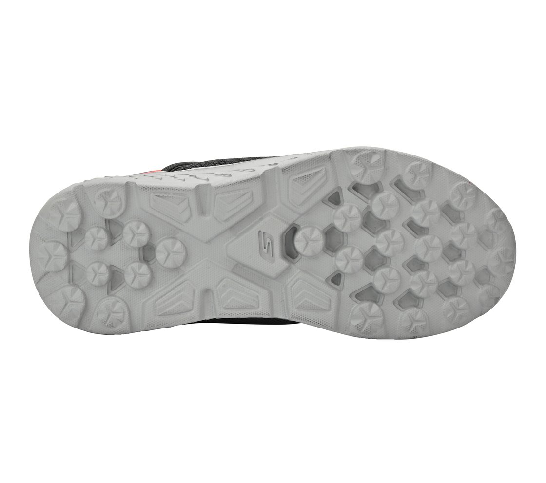 GO RUN 400, CHARCOAL/BLUE Footwear Bottom View
