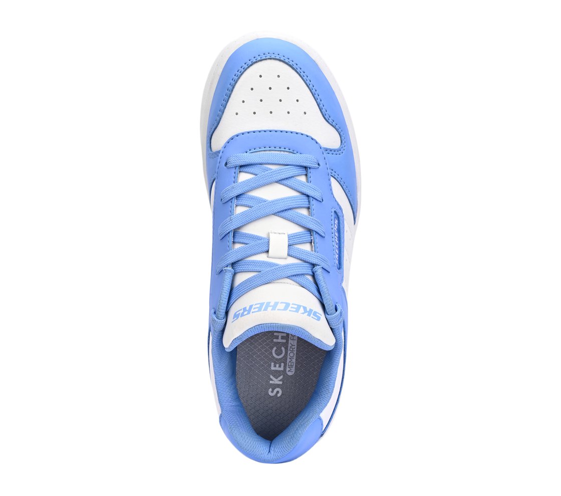 SPORT COURT 92, BLUE/WHITE Footwear Top View