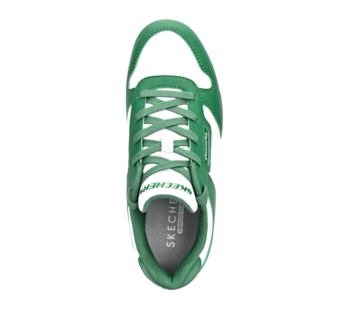 SPORT COURT 92, GREEN/WHITE Footwear Top View