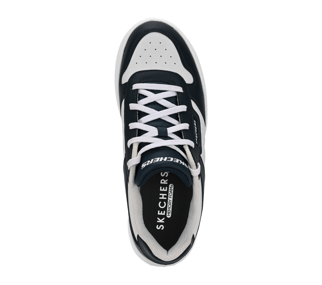 SPORT COURT 92, NAVY/WHITE Footwear Lateral View