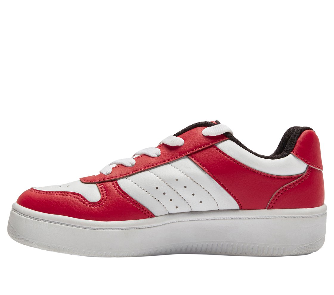 SPORT COURT 92, RED/WHITE Footwear Left View